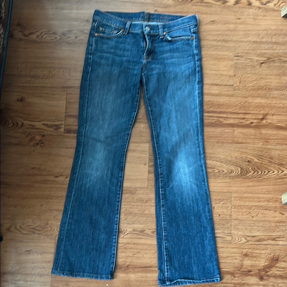 7 for All Mankind Women's Blue Jeans